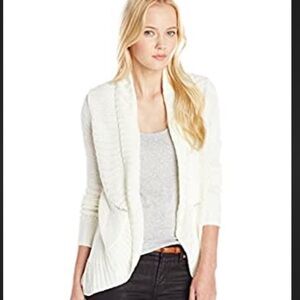 Lilly Pulitzer Meryl Cardigan in Ivory White Open Size Medium